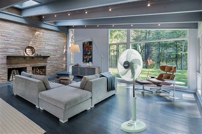 Pa pè nan chalè a menm lè gen nan yon pàn kouran elektrik, Soxin 16 pous fana...